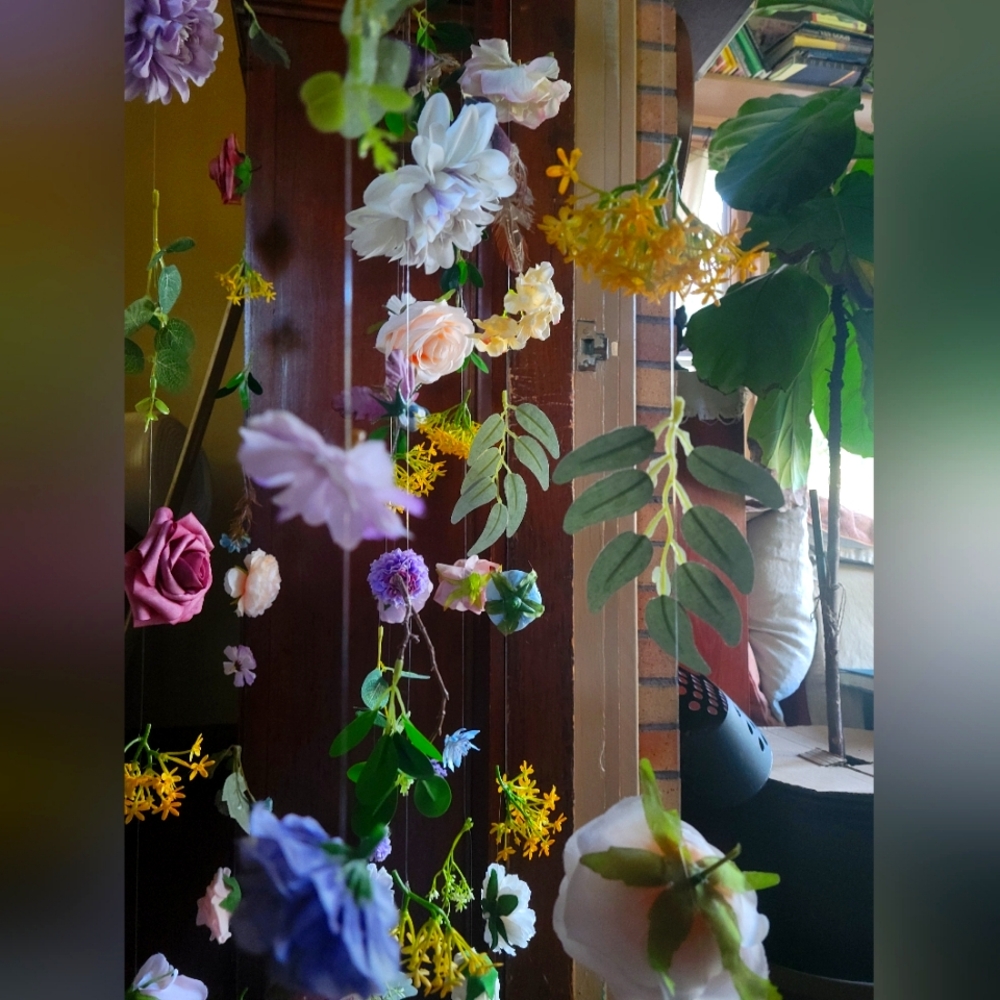 Floating Flower Hanging Backdrop (Handmade)